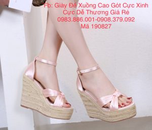 Giày đế xuồng 12 phân -Mã 190827 - Shop Giày Đế Xuồng
