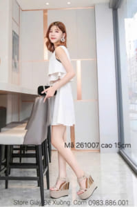 Mẫu mới về Giày cưới đế xuồng 15 phân - Dép đế xuồng quai hậu cao 15 phân Mã SP 261007 size 34 đến 39 Giá 1.500.000đ ____✅STORE Giày Đế Xuồng. Com ___ _____HÀNG LUÔN CÓ SẴN_____ 𝗖𝗢𝗡𝗧𝗔𝗖𝗧 𝗨𝗦: Website: giaydexuong. com Hotline- ZALO CHỐT ĐƠN ☎️: 0983.886.001 HOẶC CHỐT TẠI FANPAGE FACEBOOK https://m.facebook.com/giaydexuongcaogotcucxinhcucdethuong/photos/?tab=album&album_id=70994962237468 MUA TRỰC TIẾP: Số 297/21 Nguyễn Văn Khối ( P.8 Gò Vấp, TP.HCM )P. thông Tây Hội, TP.HCM. ( HÃY GỌI TRƯỚC KHI ĐẾN)